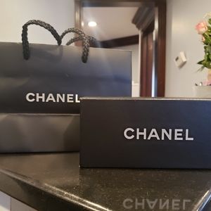 Empty Chanel Sunglass Box with Bag